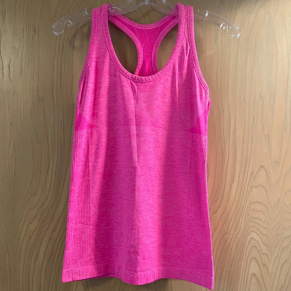 Hot pink athletic shirt